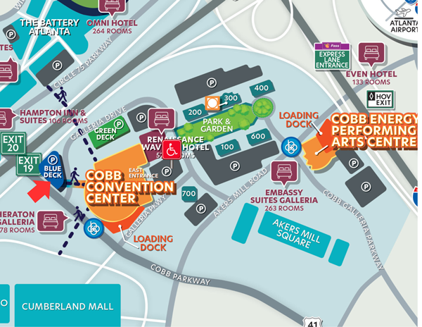 Cobb Parking Map